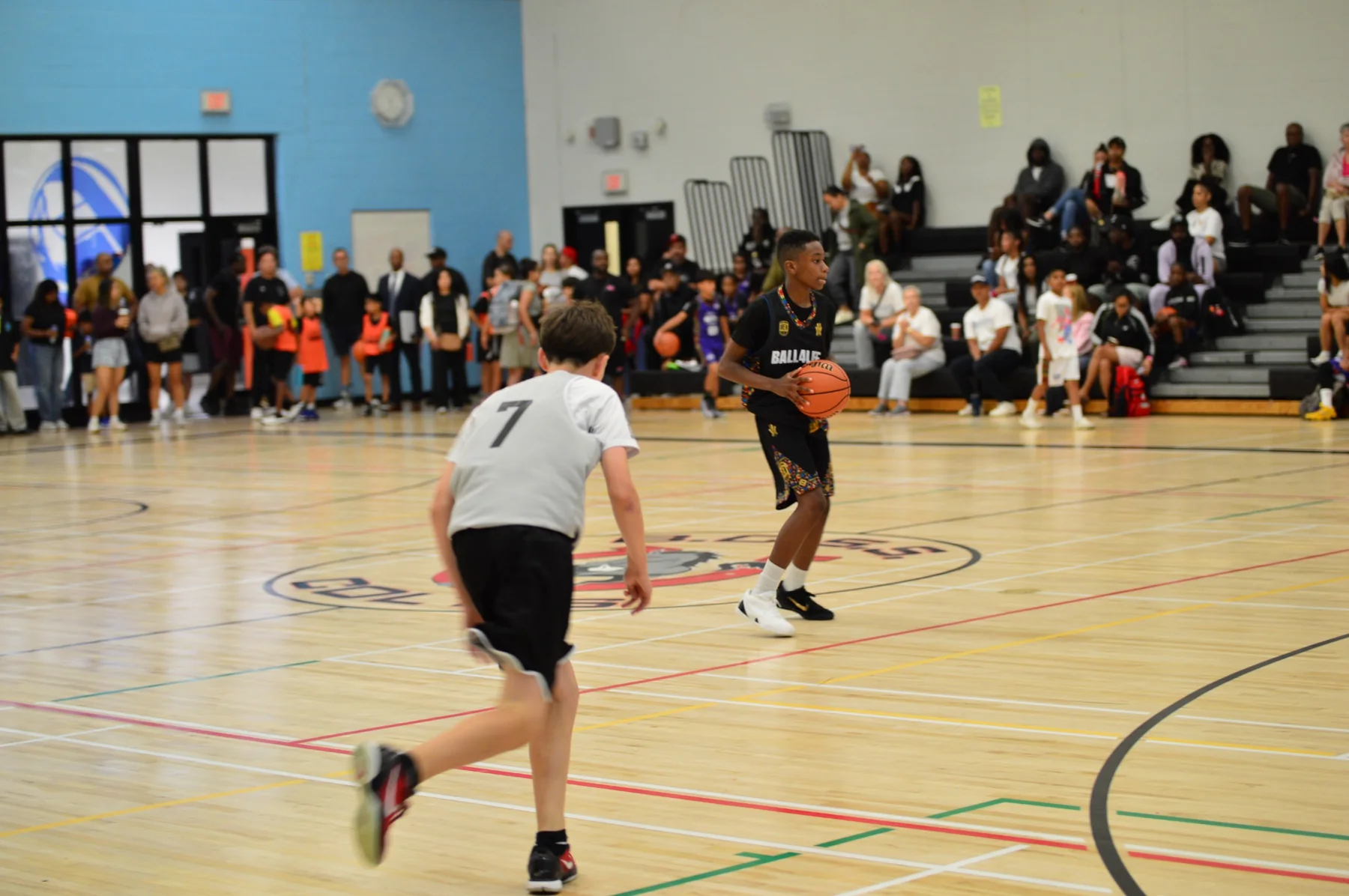 Ball4Life team competing during a game